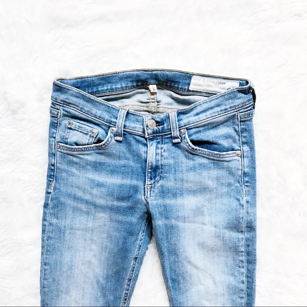 Rag & Bone Ripped Denim Jeans Ripped Capri sz25 - Picture 5 of 7